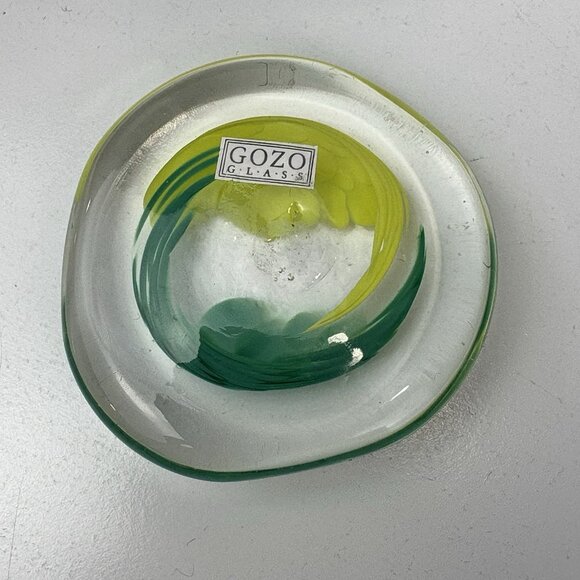 Gozo Glass Paperweight Island of Gozo (Malta) - Picture 3 of 5